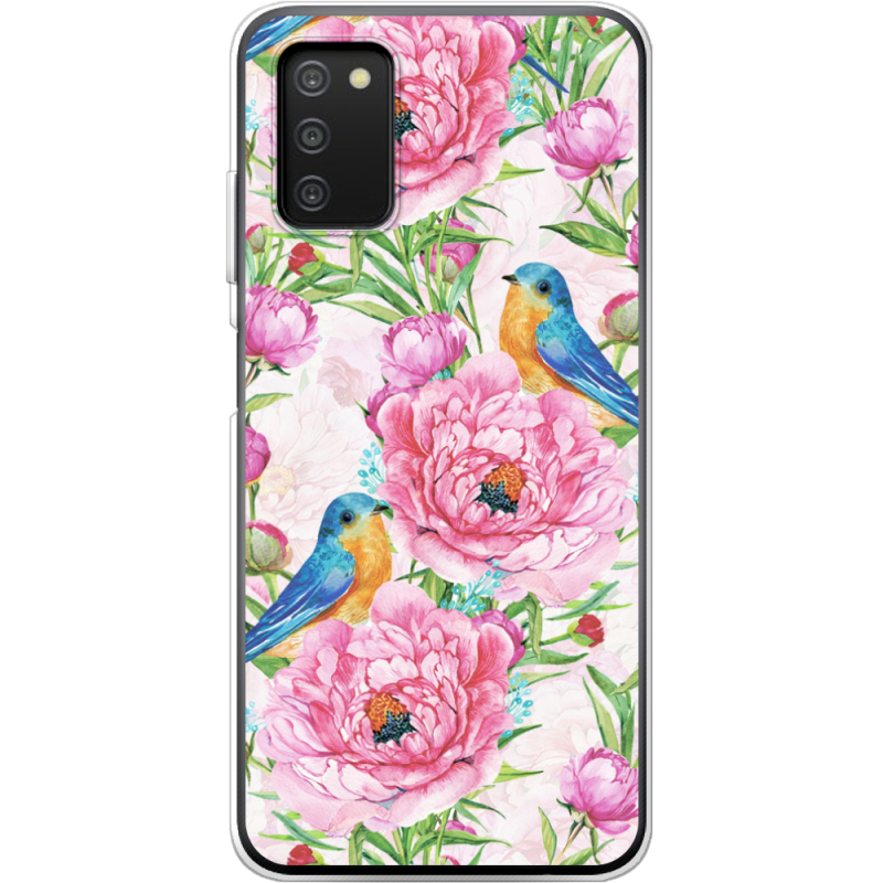 Чехол BoxFace Samsung Galaxy A03s (A037) Birds and Flowers