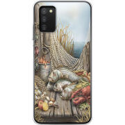 Чехол BoxFace Samsung Galaxy A03s (A037) Удачная рыбалка