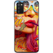 Чехол BoxFace Samsung Galaxy A03s (A037) Yellow Girl Pop Art