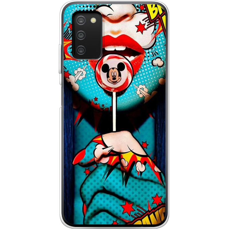 Чехол BoxFace Samsung Galaxy A03s (A037) Girl Pop Art