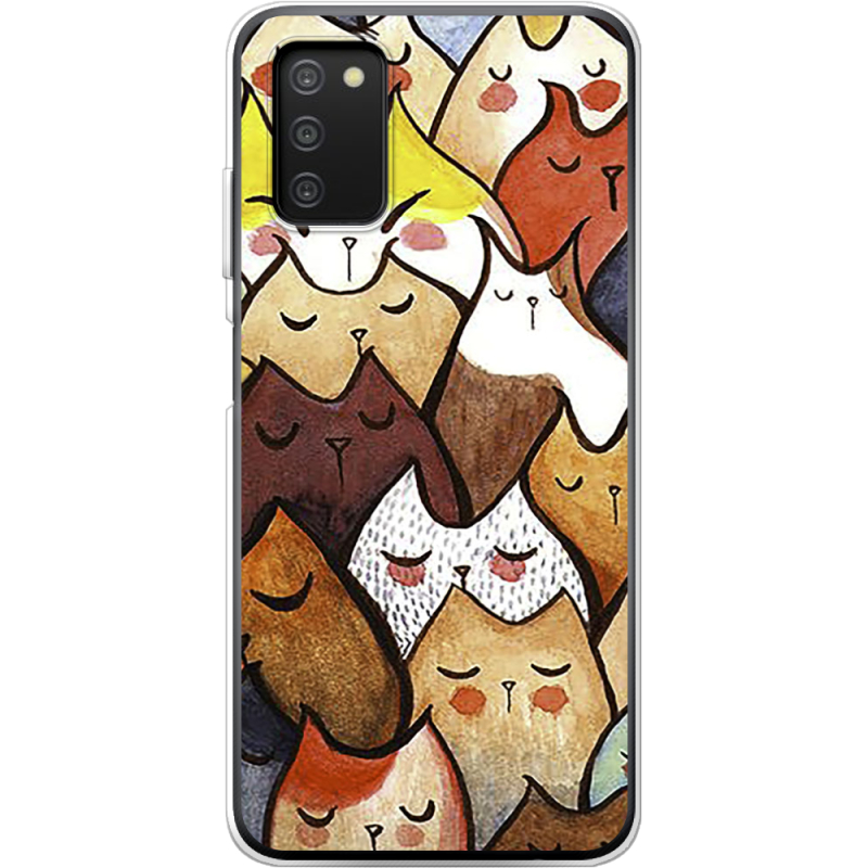 Чехол BoxFace Samsung Galaxy A03s (A037) Sleepy Cats