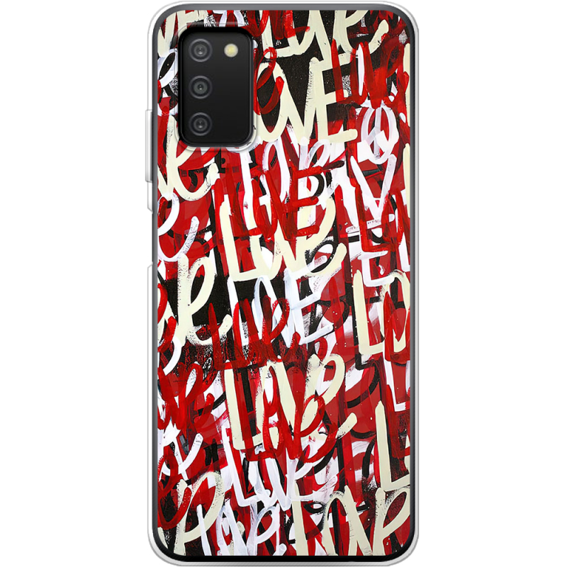 Чехол BoxFace Samsung Galaxy A03s (A037) Love Graffiti