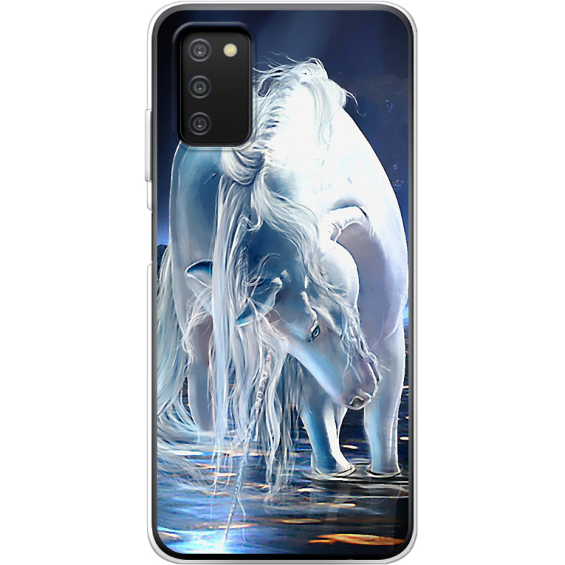 Чехол BoxFace Samsung Galaxy A03s (A037) White Horse