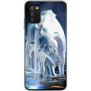 Чехол BoxFace Samsung Galaxy A03s (A037) White Horse