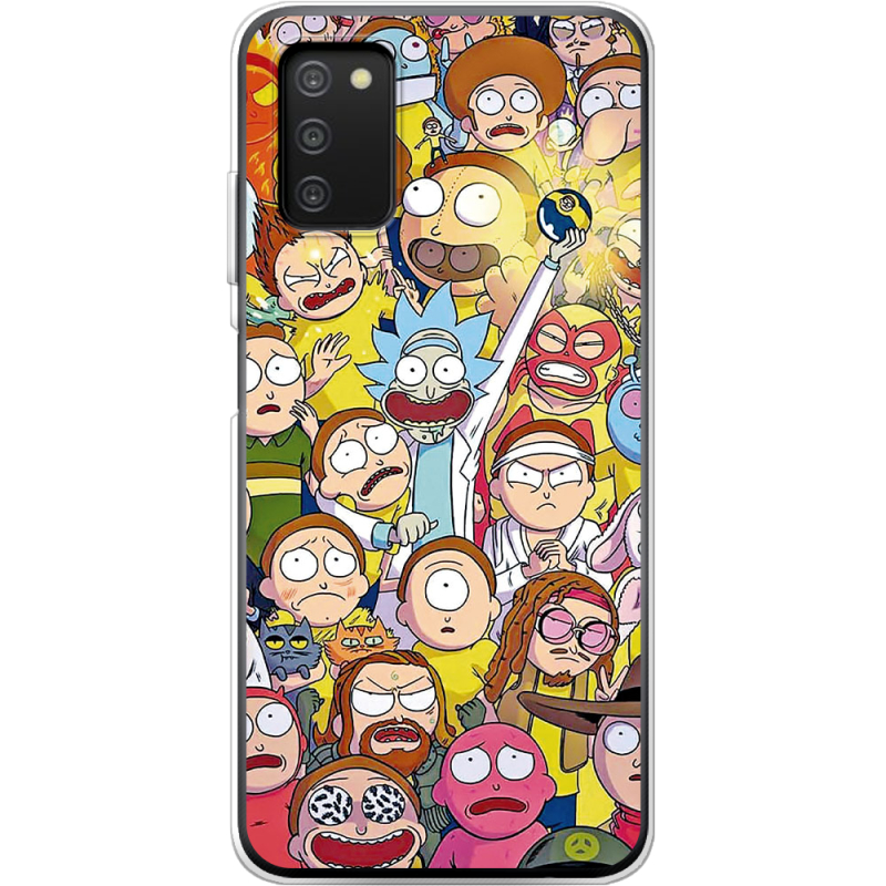 Чехол BoxFace Samsung Galaxy A03s (A037) Rick and Morty