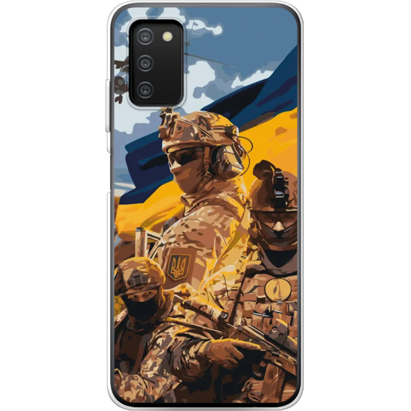 Чехол BoxFace Samsung Galaxy A03s (A037) Воїни ЗСУ
