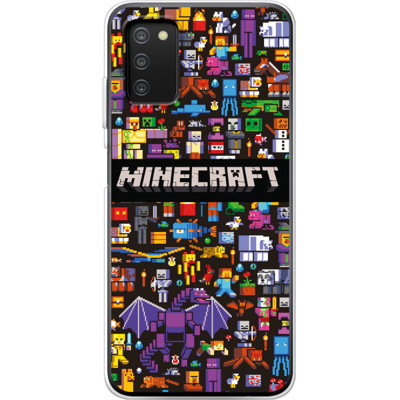 Чехол BoxFace Samsung Galaxy A03s (A037) Minecraft Mobbery