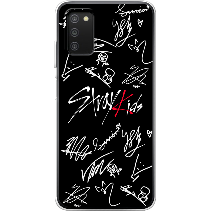 Чехол BoxFace Samsung Galaxy A03s (A037) Stray Kids автограф