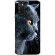 Чехол BoxFace Samsung Galaxy A03s (A037) English cat