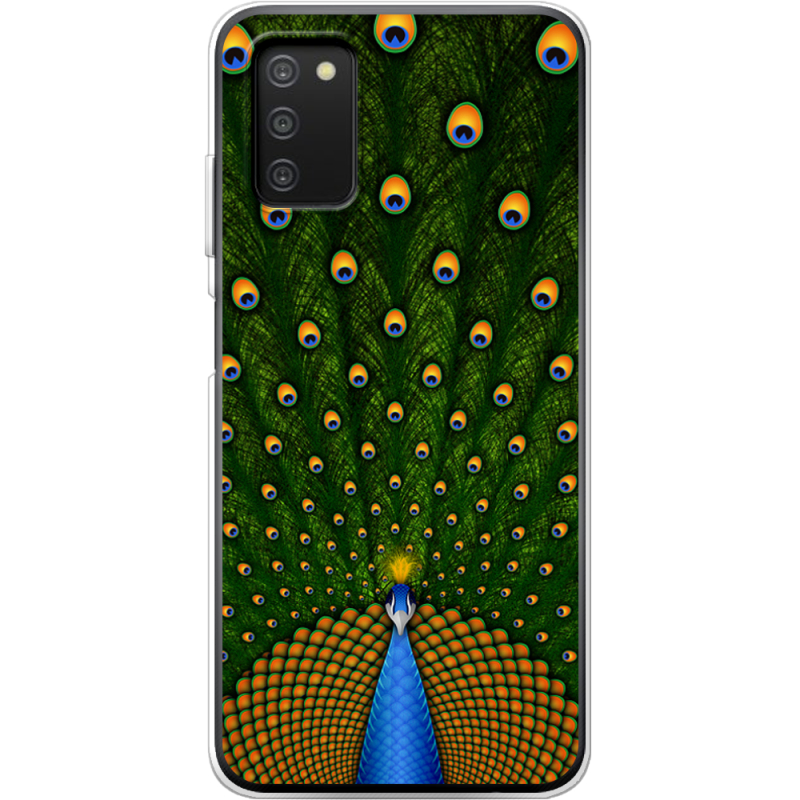 Чехол BoxFace Samsung Galaxy A03s (A037) Peacocks Tail