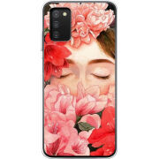 Чехол BoxFace Samsung Galaxy A03s (A037) Girl in Flowers