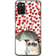 Чехол BoxFace Samsung Galaxy A03s (A037) Raining Hearts