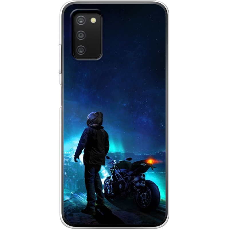 Чехол BoxFace Samsung Galaxy A03s (A037) Motorcyclist