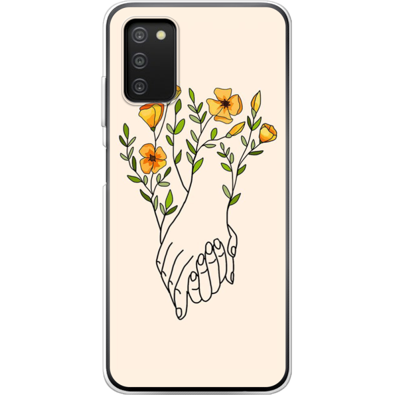 Чехол BoxFace Samsung Galaxy A03s (A037) Flower Hands