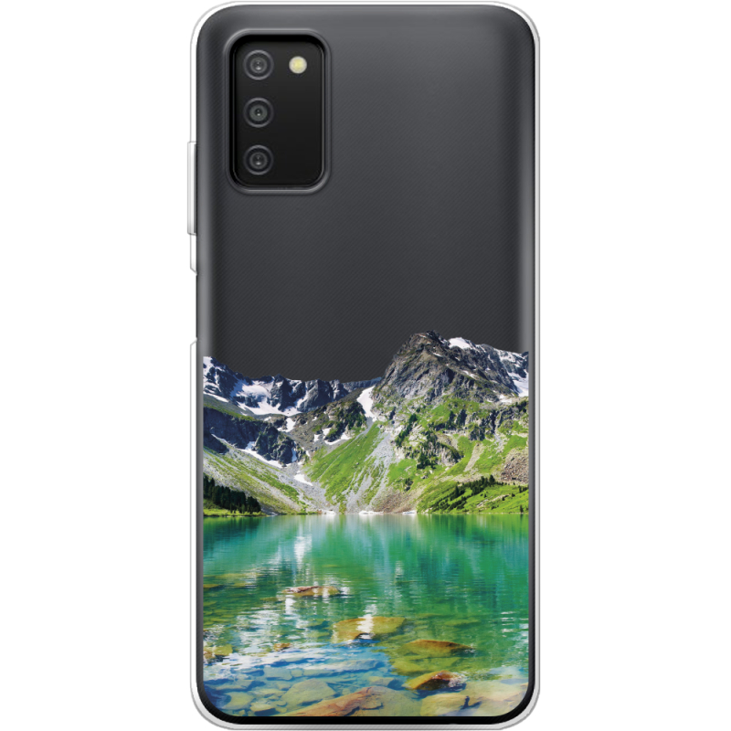 Прозрачный чехол BoxFace Samsung Galaxy A03s (A037) Green Mountain