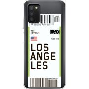 Прозрачный чехол BoxFace Samsung Galaxy A03s (A037) Ticket Los Angeles