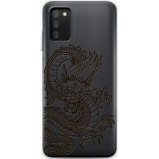 Прозрачный чехол BoxFace Samsung Galaxy A03s (A037) Chinese Dragon