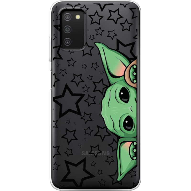 Прозрачный чехол BoxFace Samsung Galaxy A03s (A037) Baby Yoda