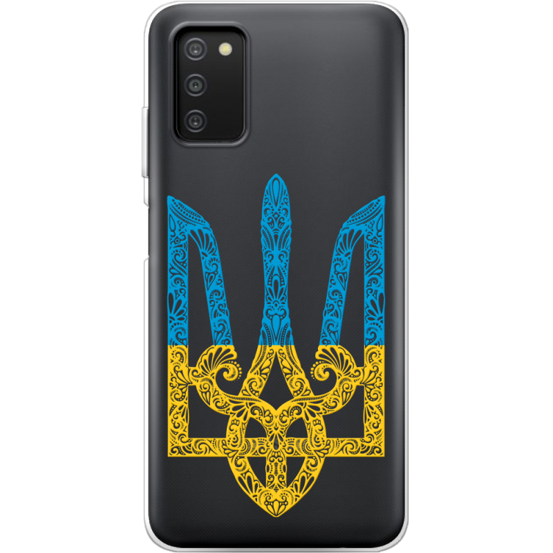 Прозрачный чехол BoxFace Samsung Galaxy A03s (A037) Gold Trident