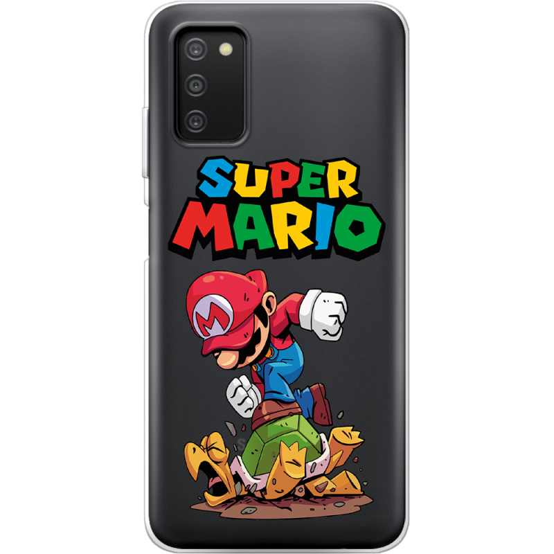 Прозрачный чехол BoxFace Samsung Galaxy A03s (A037) Super Mario