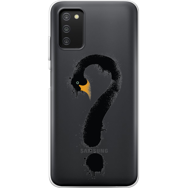 Прозрачный чехол BoxFace Samsung Galaxy A03s (A037) Swan question