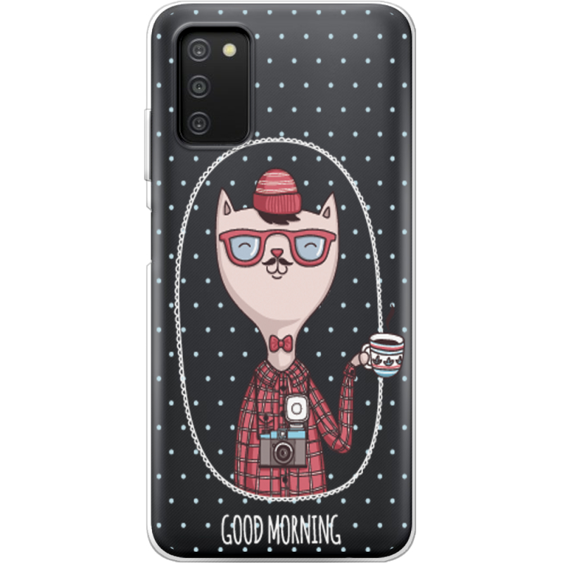 Прозрачный чехол BoxFace Samsung Galaxy A03s (A037) Good Morning