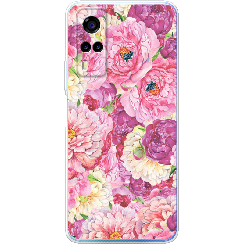 Чехол BoxFace Vivo Y31 Pink Peonies