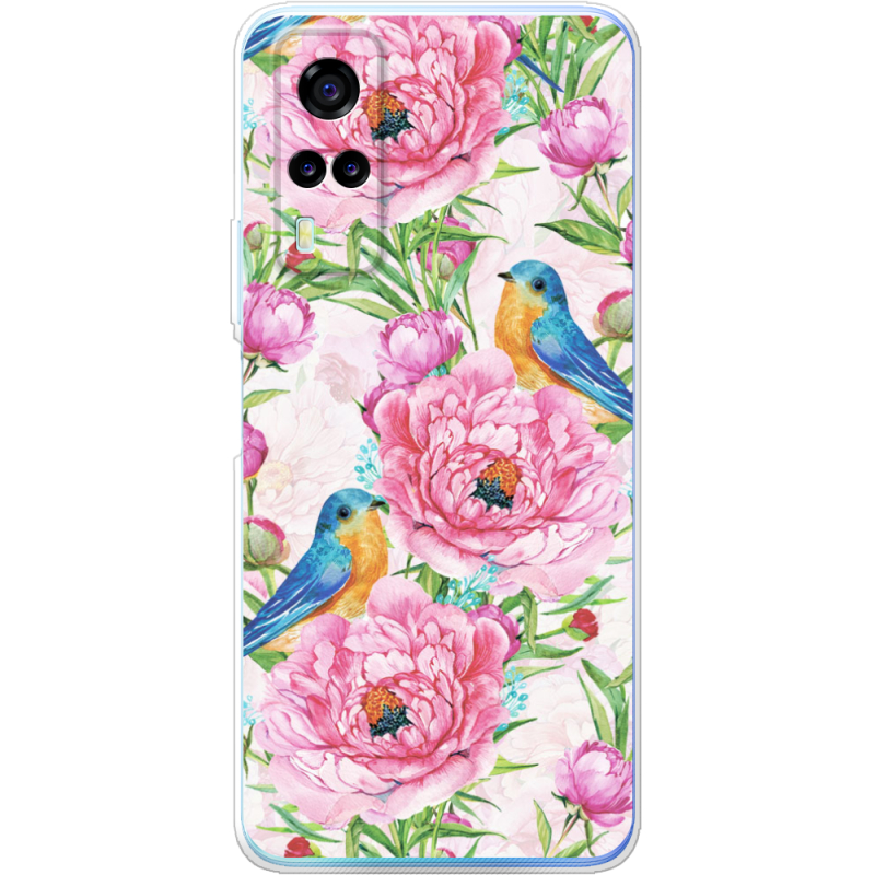 Чехол BoxFace Vivo Y31 Birds and Flowers