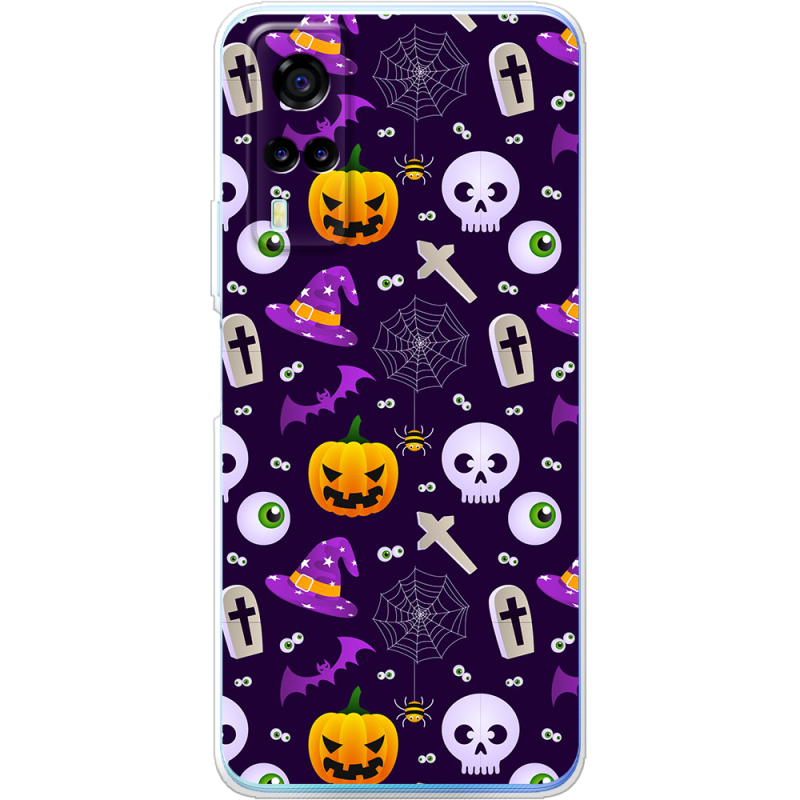 Чехол BoxFace Vivo Y31 Halloween Purple Mood