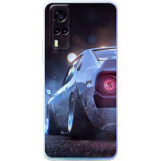 Чехол BoxFace Vivo Y31 Silver Car