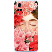 Чехол BoxFace Vivo Y31 Girl in Flowers