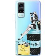 Прозрачный чехол BoxFace Vivo Y31 City Girl