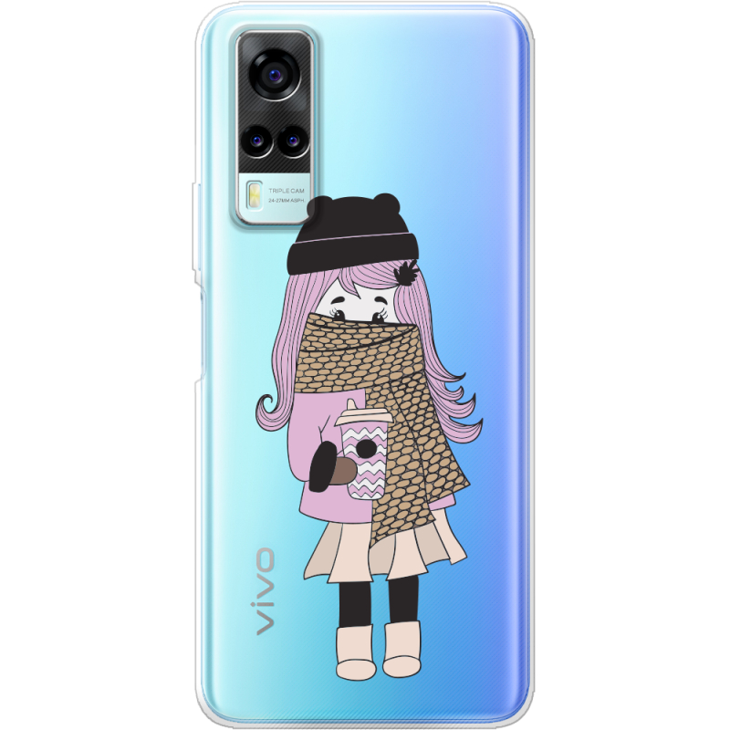 Прозрачный чехол BoxFace Vivo Y31 Winter Morning Girl