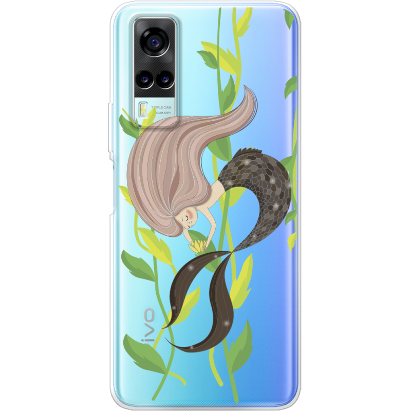 Прозрачный чехол BoxFace Vivo Y31 Cute Mermaid