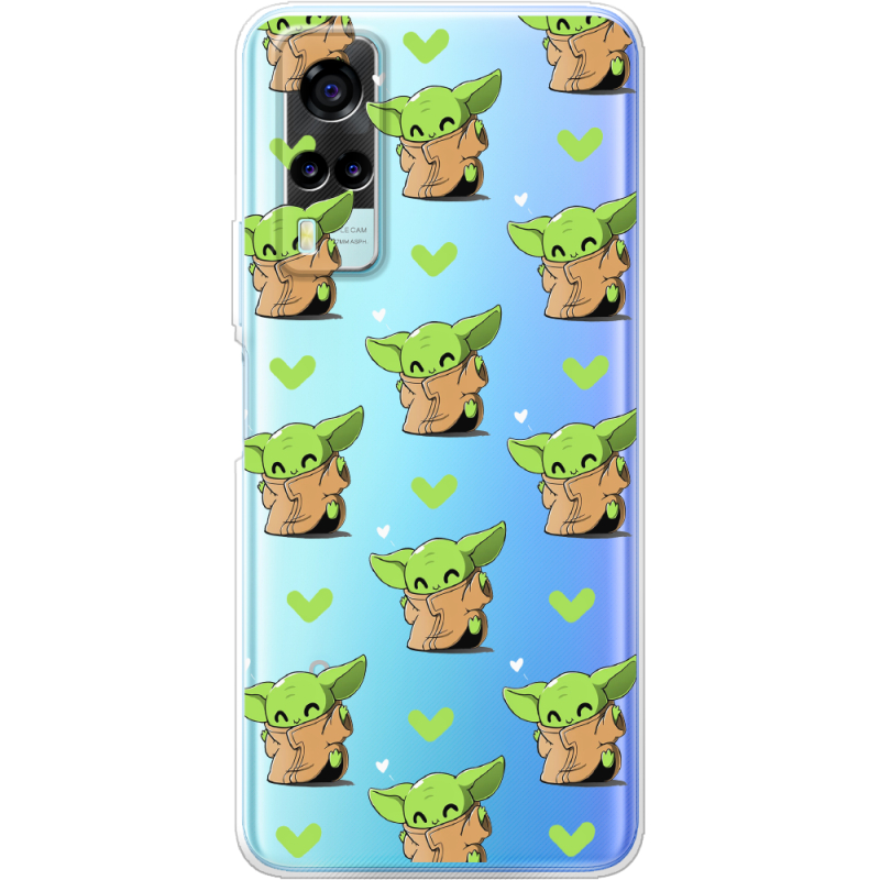 Прозрачный чехол BoxFace Vivo Y31 Pattern Baby Yoda