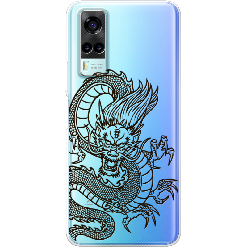 Прозрачный чехол BoxFace Vivo Y31 Chinese Dragon