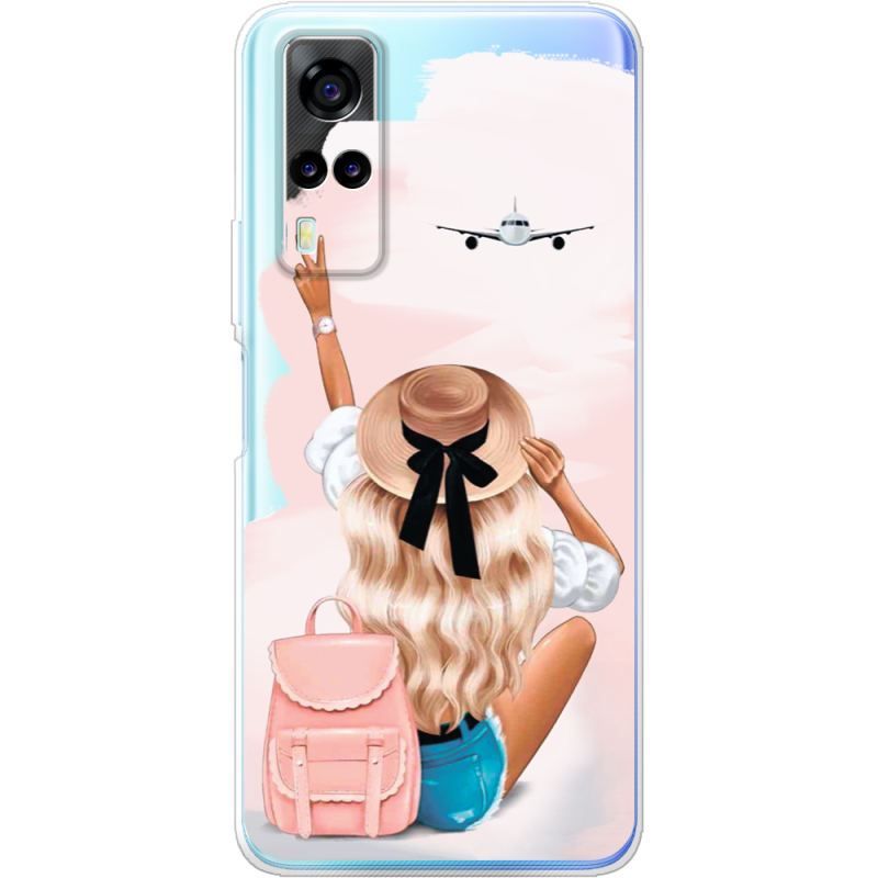 Прозрачный чехол BoxFace Vivo Y31 Travel Girl