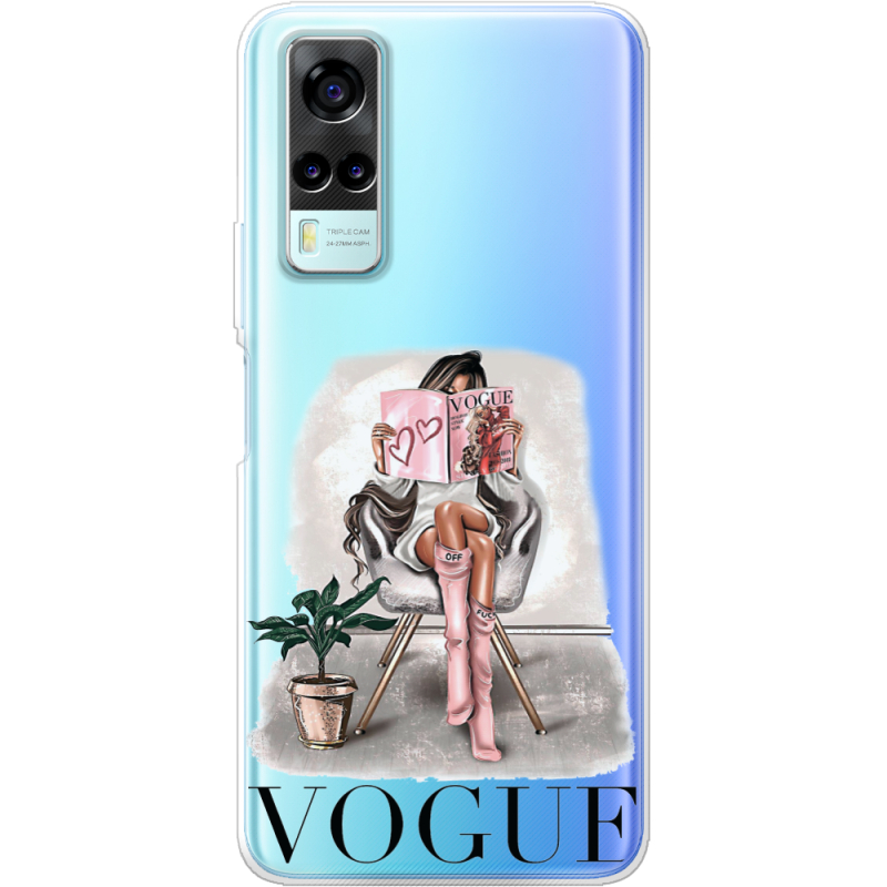 Прозрачный чехол BoxFace Vivo Y31 VOGUE