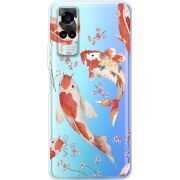 Прозрачный чехол BoxFace Vivo Y31 Japanese Koi Fish