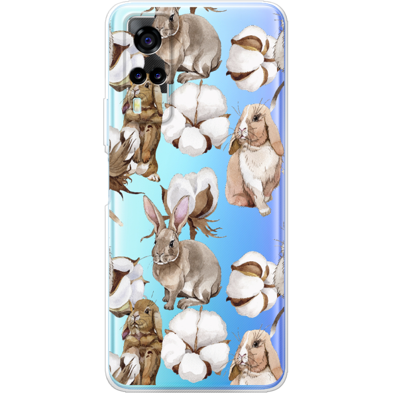 Прозрачный чехол BoxFace Vivo Y31 Cotton and Rabbits