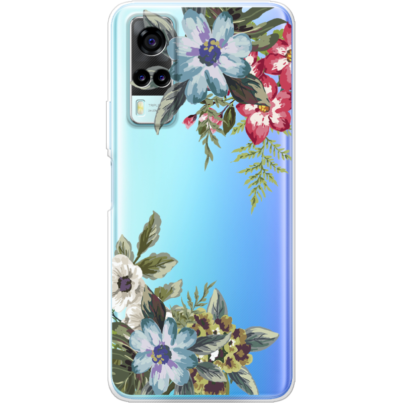 Прозрачный чехол BoxFace Vivo Y31 Floral