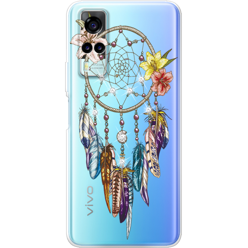 Чехол со стразами Vivo Y31 Dreamcatcher