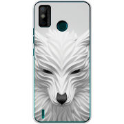 Чехол BoxFace Tecno Spark 6 Go White Wolf