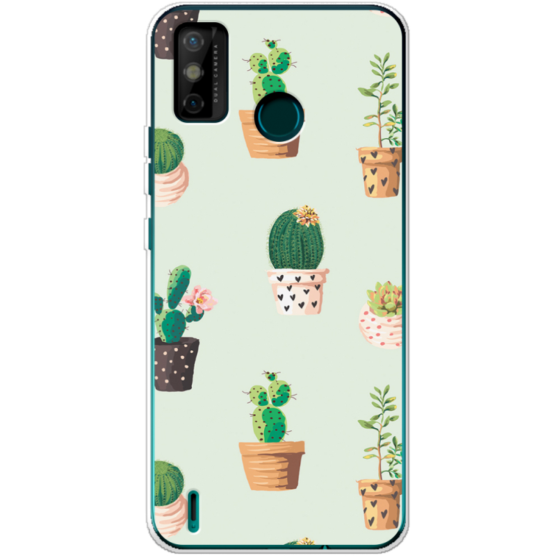 Чехол BoxFace Tecno Spark 6 Go L-green Cacti