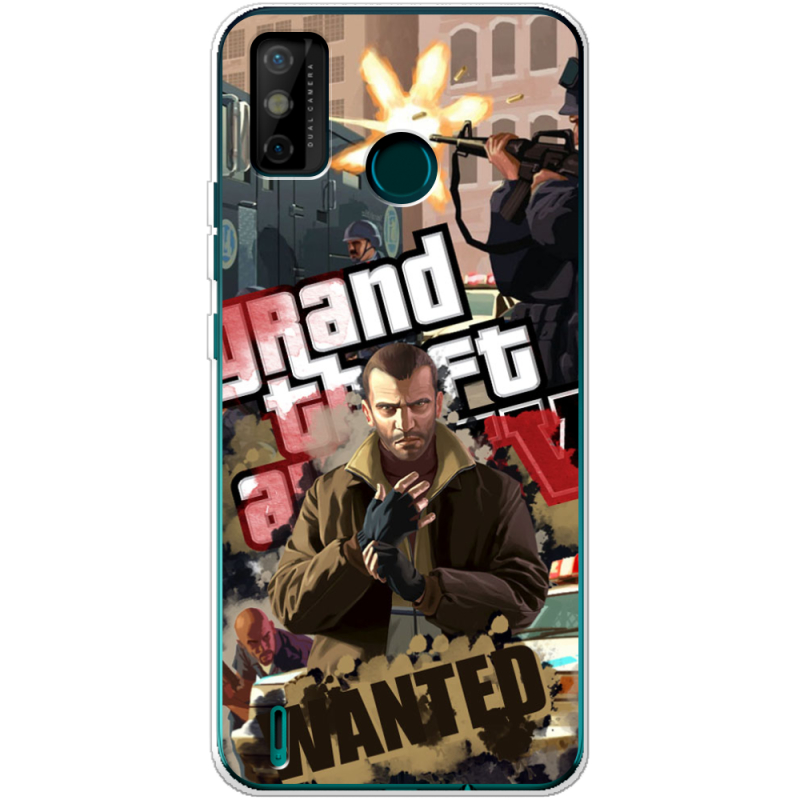 Чехол BoxFace Tecno Spark 6 Go GTA 4