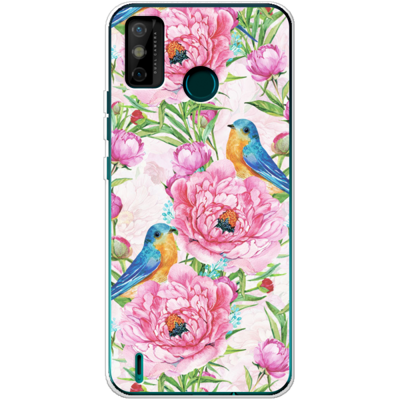 Чехол BoxFace Tecno Spark 6 Go Birds and Flowers