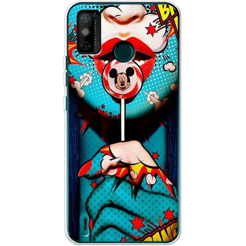 Чехол BoxFace Tecno Spark 6 Go Girl Pop Art