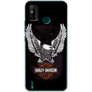 Чехол BoxFace Tecno Spark 6 Go Harley Davidson and eagle