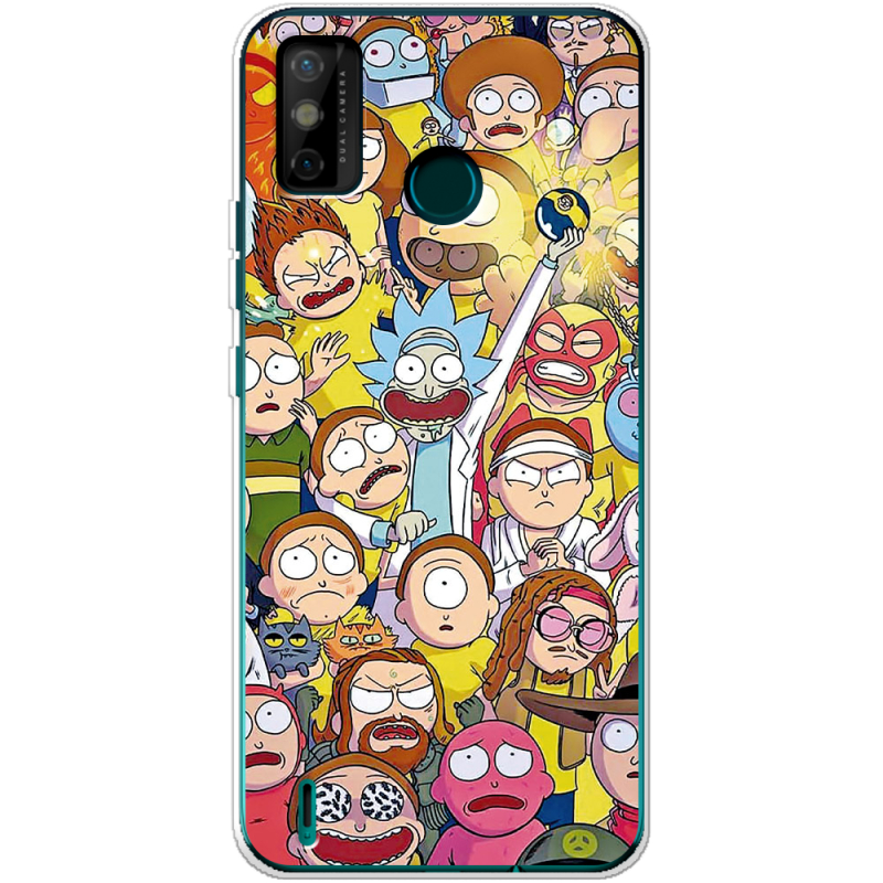 Чехол BoxFace Tecno Spark 6 Go Rick and Morty