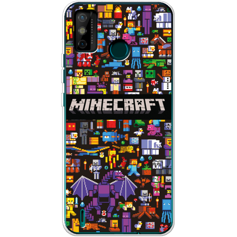 Чехол BoxFace Tecno Spark 6 Go Minecraft Mobbery